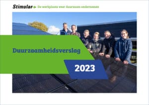 Stimular Duurzaamheidsverslag 2023 voorkant